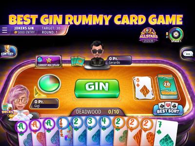 Gin Rummy Stars - Card Game