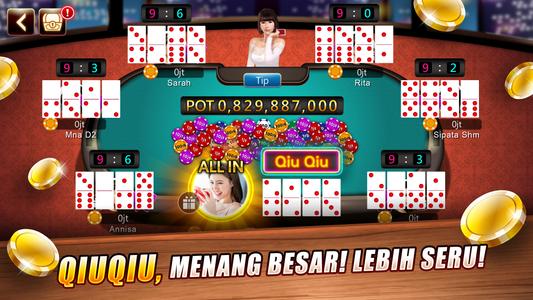 LUXY Domino Gaple QiuQiu Poker