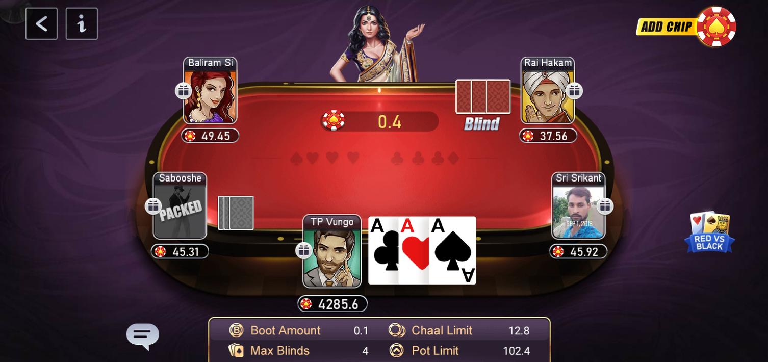 Teen Patti Vungo