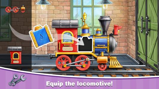 Train Games for Kids: station