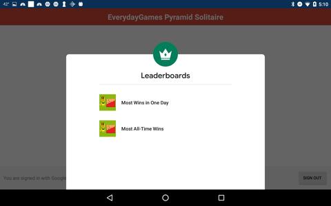 Pyramid Solitaire