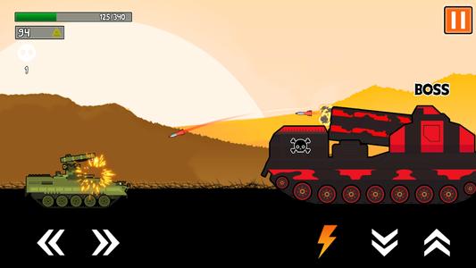 Tank War: 2D Battle Tanks Game