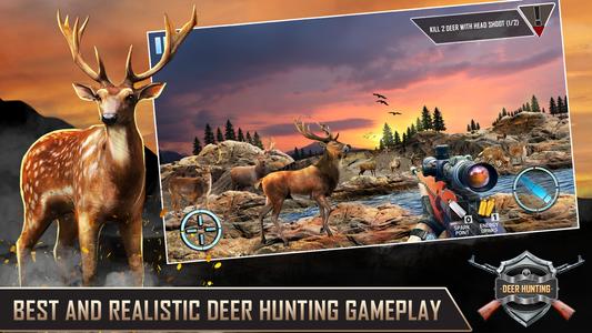 Wild Deer Hunting Games 3D