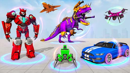 Dino Robot Car Game