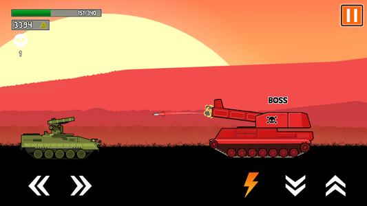 Tank War: 2D Battle Tanks Game