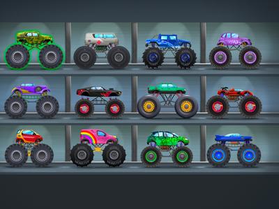 Monster Trucks Racing for Kids