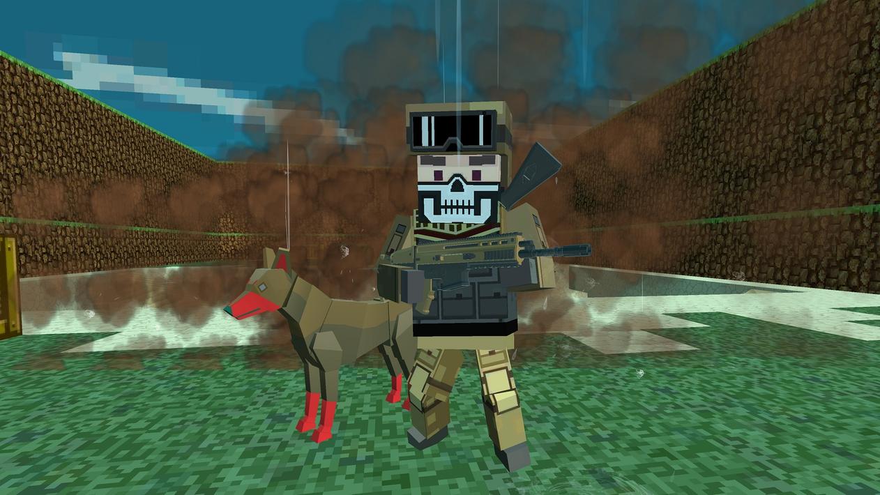 Blocky Combat Swat Zombie 1