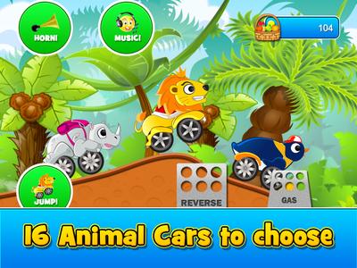 Animal Cars Kids Racing Game