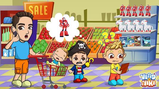 Vlad & Niki Supermarket game