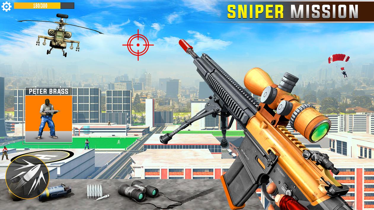 Banduk Game - Sniper Gun Games