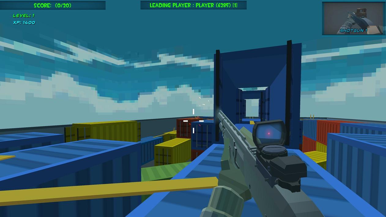 Blocky Combat Swat Zombie 1