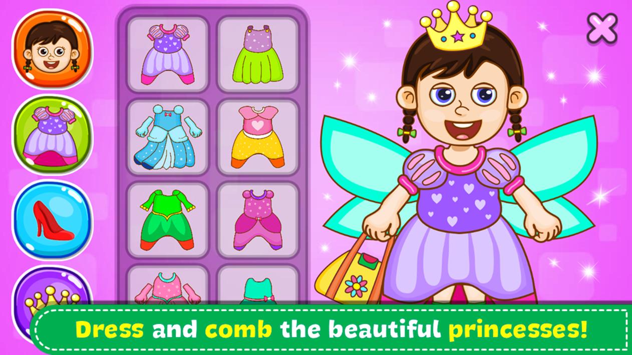 Princess Coloring Book & Games