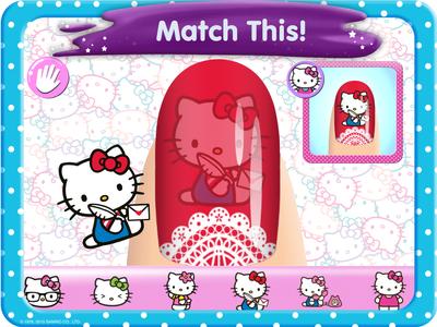 Hello Kitty Nail Salon