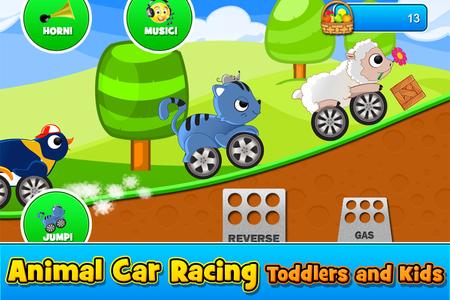 Animal Cars Kids Racing Game