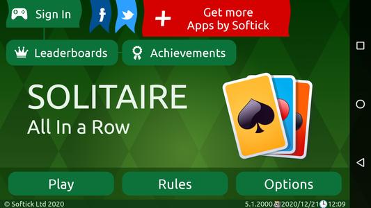 All In a Row Solitaire