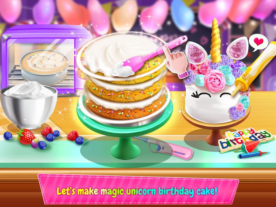 Birthday Cake Baking Design