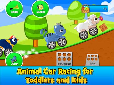 Animal Cars Kids Racing Game