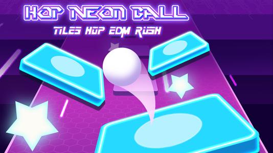 Tiles Hop Ball - Neon EDM Rush