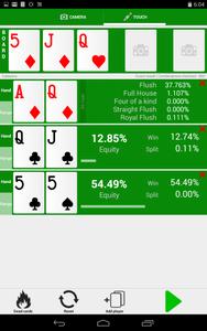 Poker Odds Camera Calculator