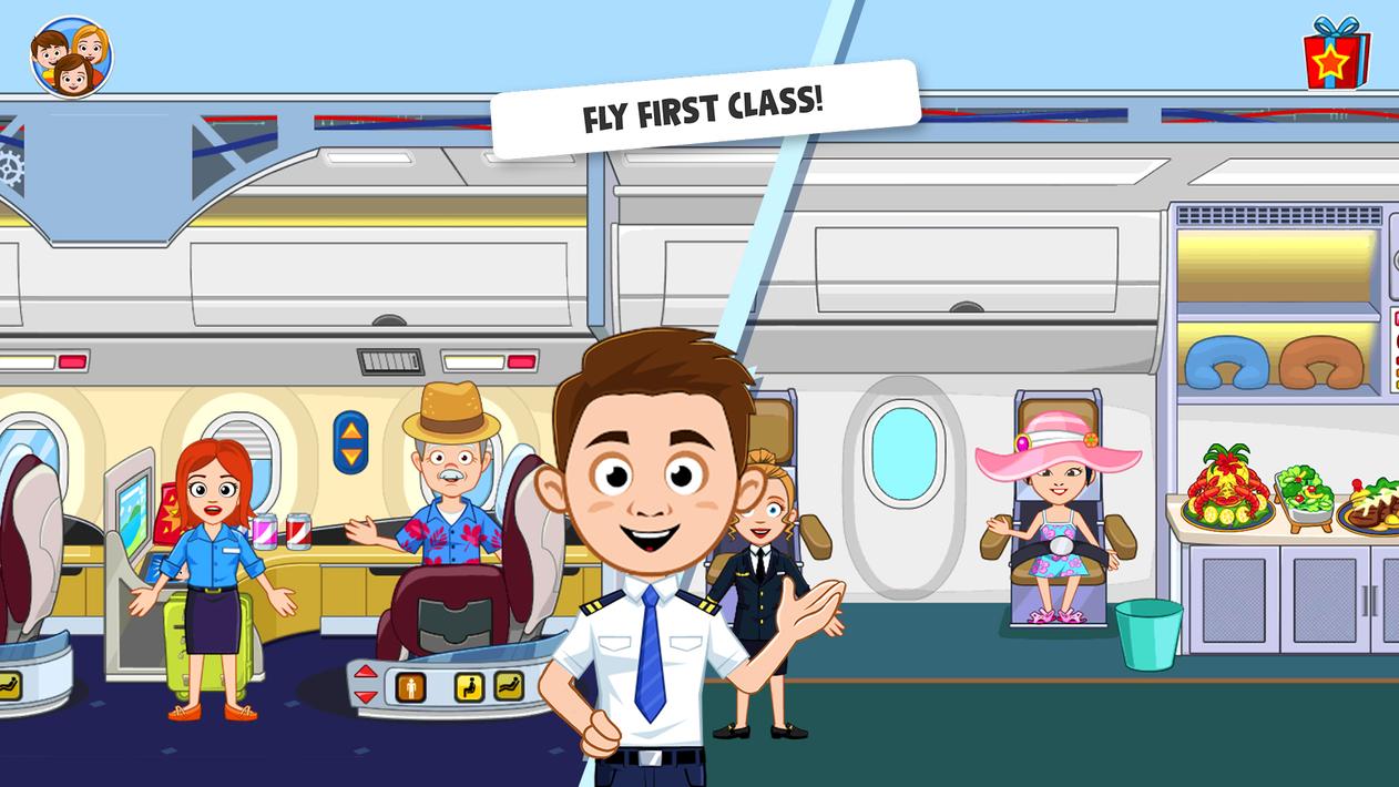 My Town Airport games for kids