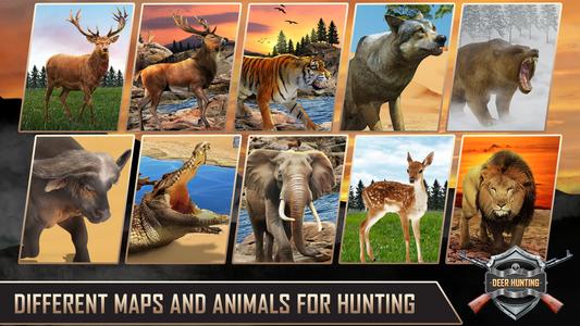 Wild Deer Hunting Games 3D