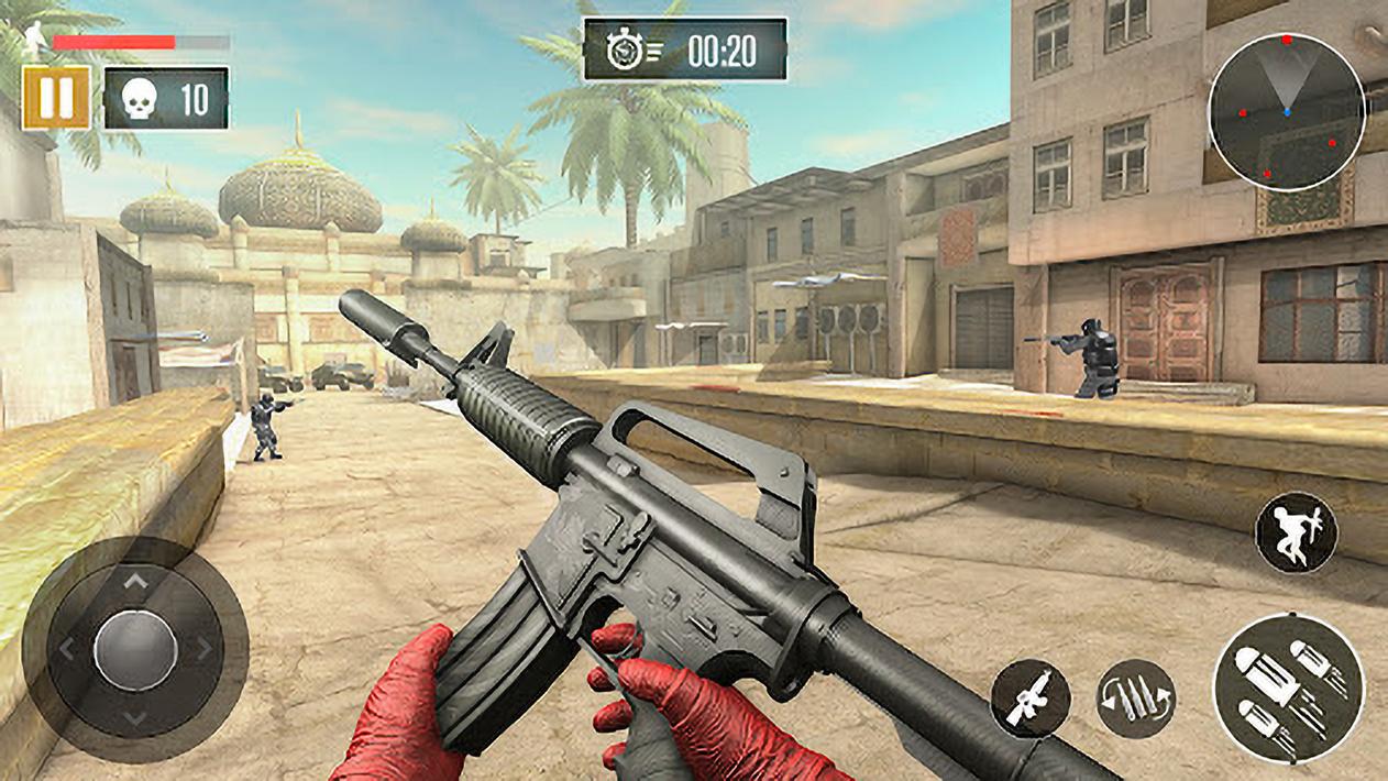 Modren Combat:FPS gun Commando