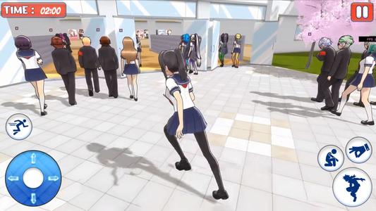 Sakura Anime Girl Fun Life 3D