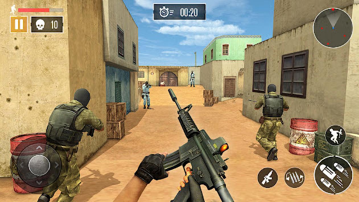 Modren Combat:FPS gun Commando