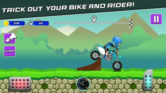 Kids Bike Hill Racing Game