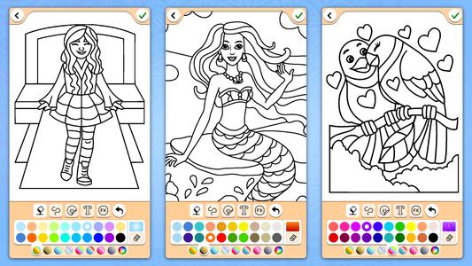 Coloring for girls and women