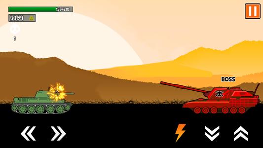 Tank War: 2D Battle Tanks Game