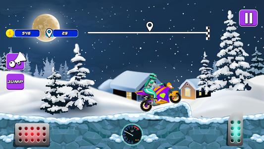 Kids Bike Hill Racing Game