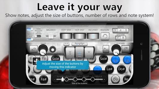 Accordion Chromatic Button