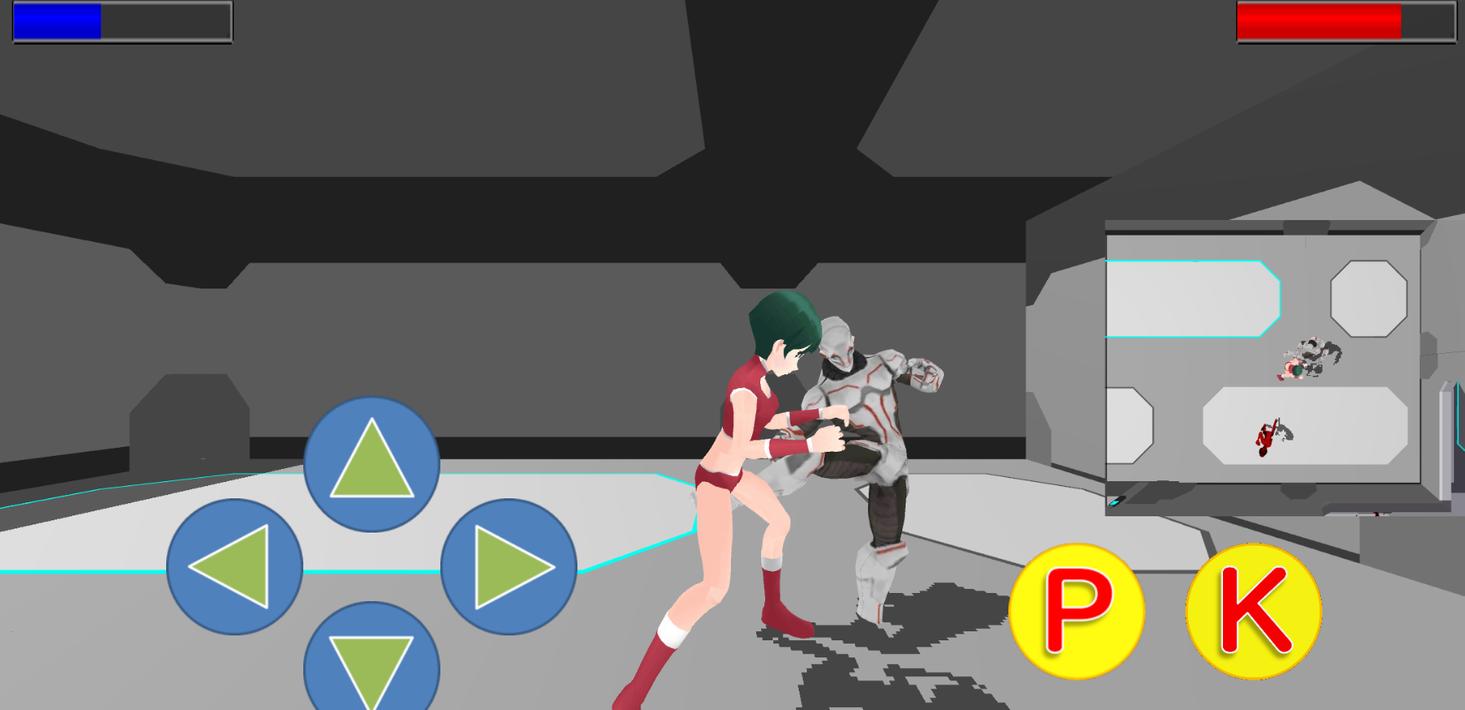 Space Girl, 3D Fighting Game