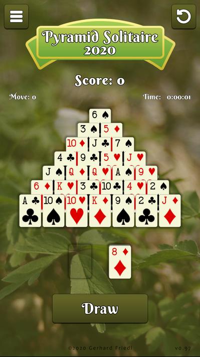 Pyramid Solitaire 2020