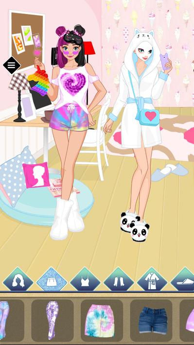 BFF Sleepover Dress Up Game