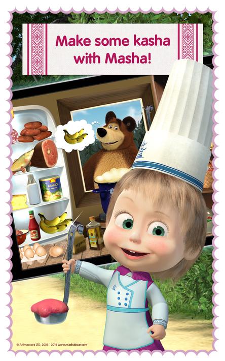 Masha and Bear: Cooking Dash