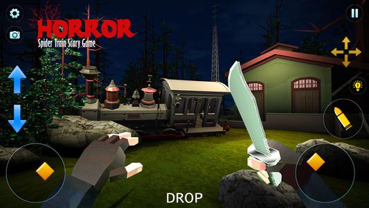 Horror Spider Scary Train Game