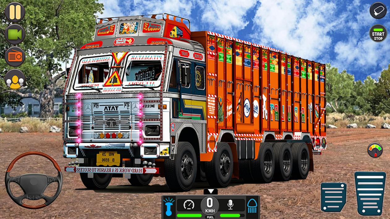 Indian Cargo Truck Game 3D