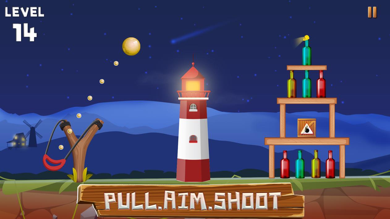 Bottle Shoot Games: Mini Games