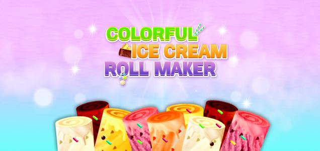 Colorful Ice Cream Roll Maker