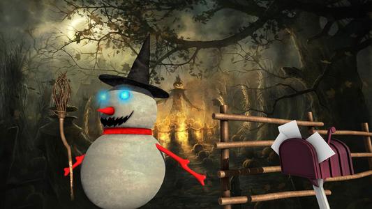 Scary Snowman Horror Granny