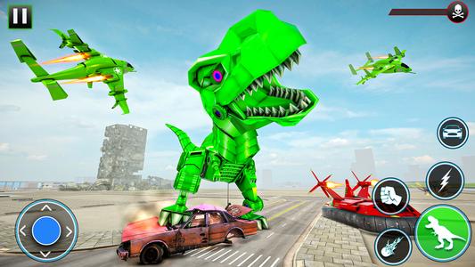 Dinosaur Robot Car Game 3D