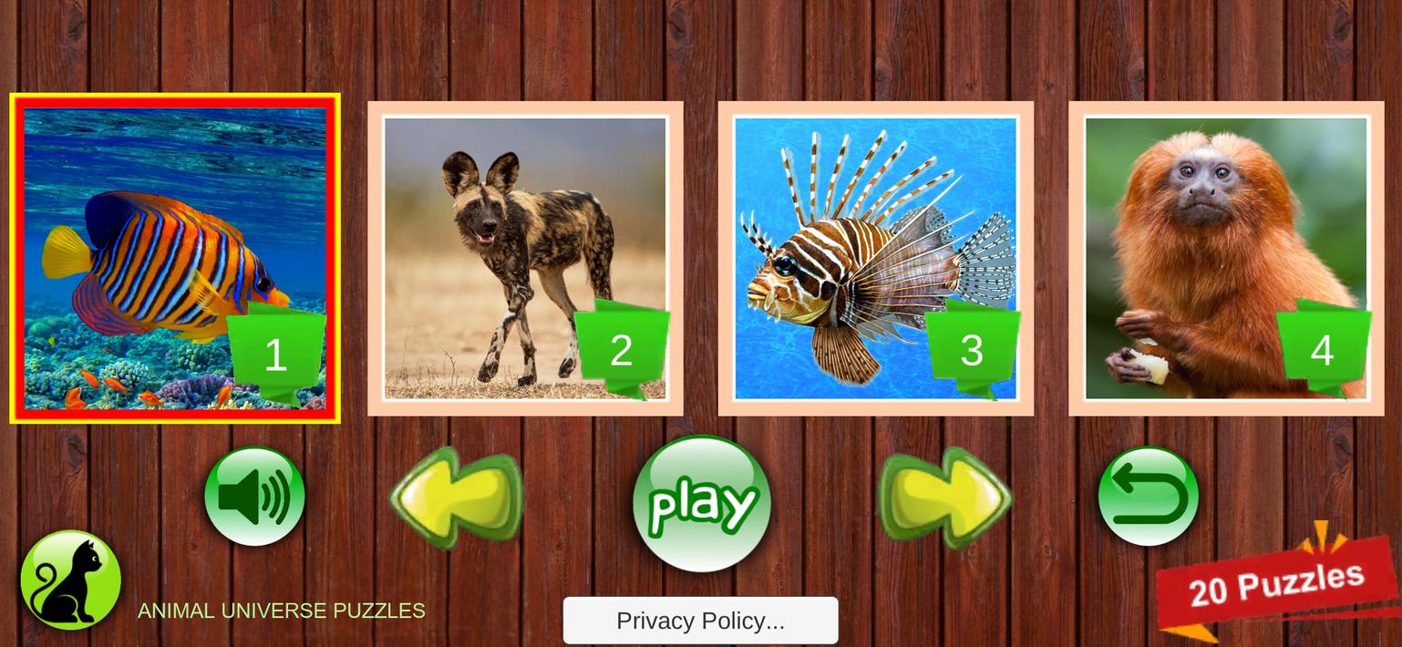 Animal Universe Puzzles