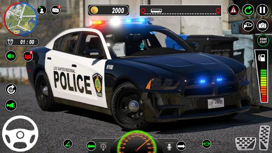 Drive Police Parking Car Games