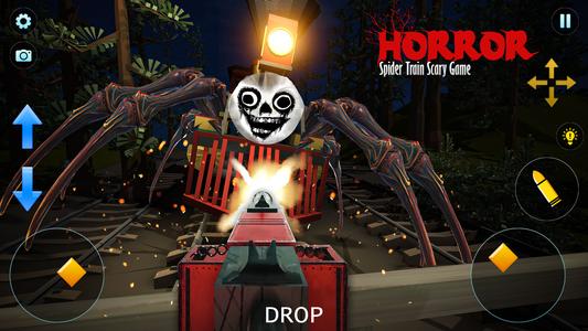 Horror Spider Scary Train Game