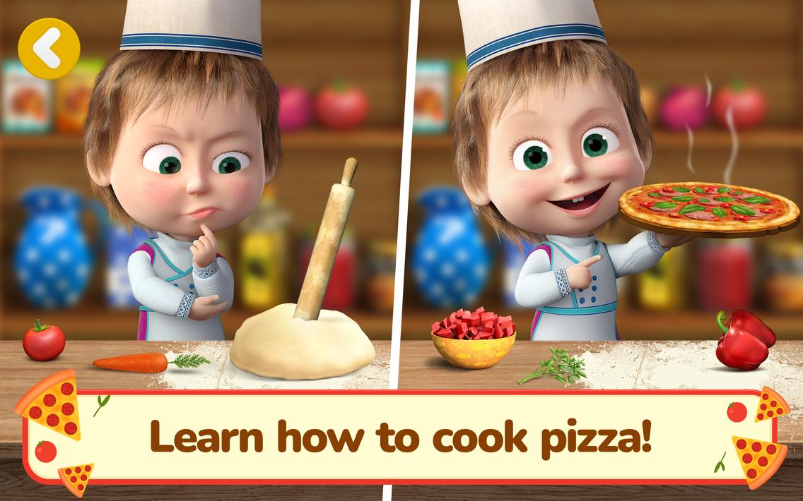 Masha and the Bear Pizza Maker