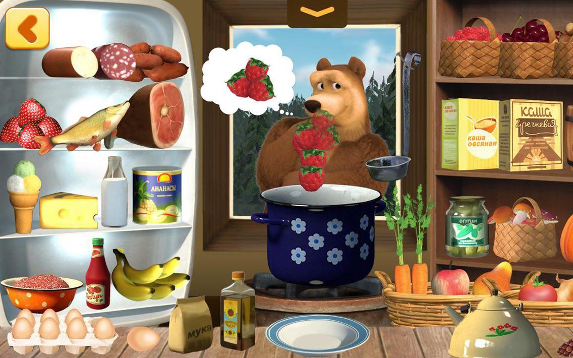 Masha and Bear: Cooking Dash