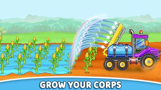 Farm Land Harvest Truck Games