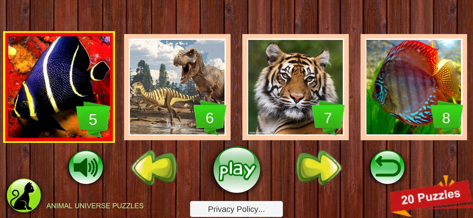 Animal Universe Puzzles